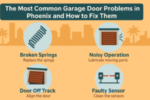 The Most Common Garage Door Problems in Phoenix and How to Fix Them