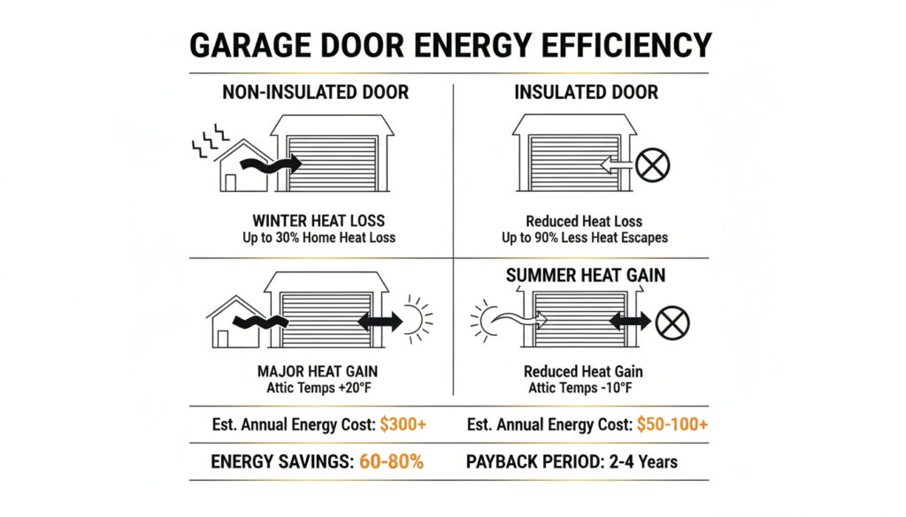 Insulated vs. Non-Insulated Garage Doors What Peoria Homeowners Need to Know