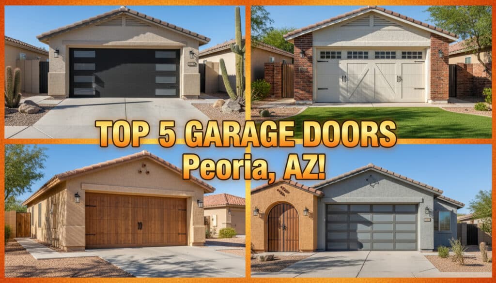 Top 5 Garage Door Styles that Boost Curb Appeal in Peoria, AZ Neighborhoods