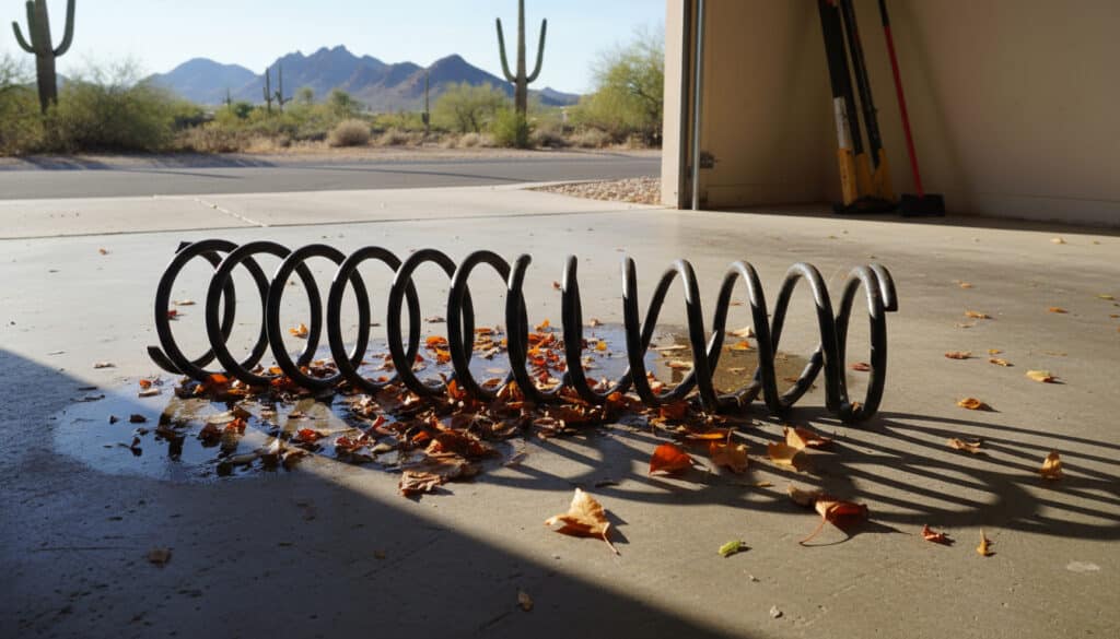 Broken Garage Door Springs The Silent Danger in Your Scottsdale Garage 1