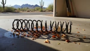 Broken Garage Door Springs The Silent Danger in Your Scottsdale Garage 1