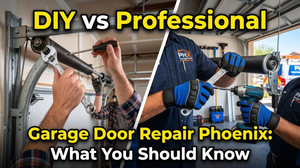 DIY vs Professional Garage Door Repair Phoenix What You Should Know