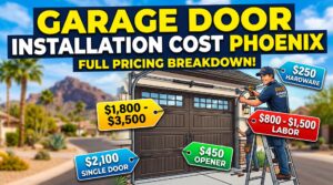 Garage Door Installation Cost Phoenix Full Pricing Breakdown