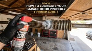 How to Lubricate Your Garage Door Properly (Phoenix Guide)