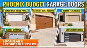Best Budget-Friendly Garage Doors for Phoenix Homes