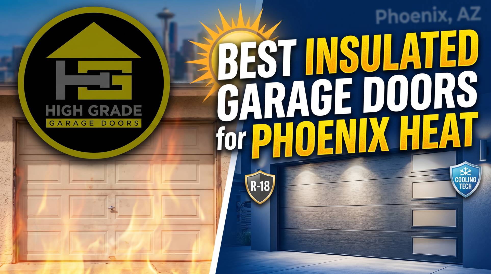 Best Insulated Garage Doors for Phoenix Heat