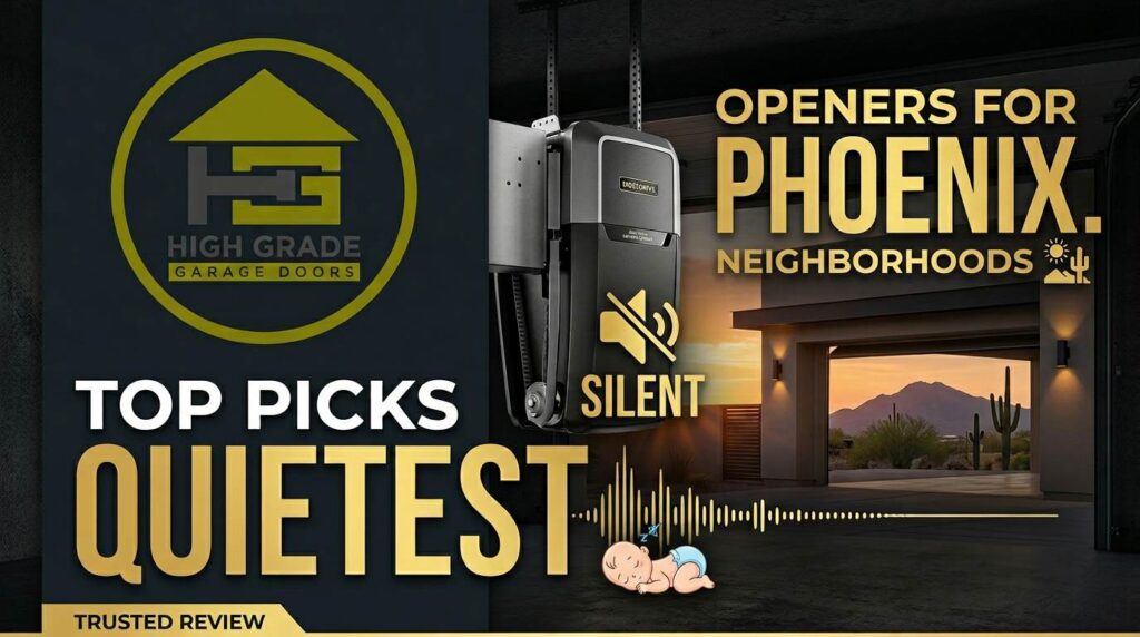 Best Quiet Garage Door Openers for Phoenix Neighborhoods