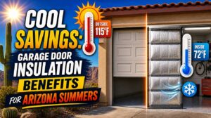 Garage Door Insulation Benefits for Arizona Summers