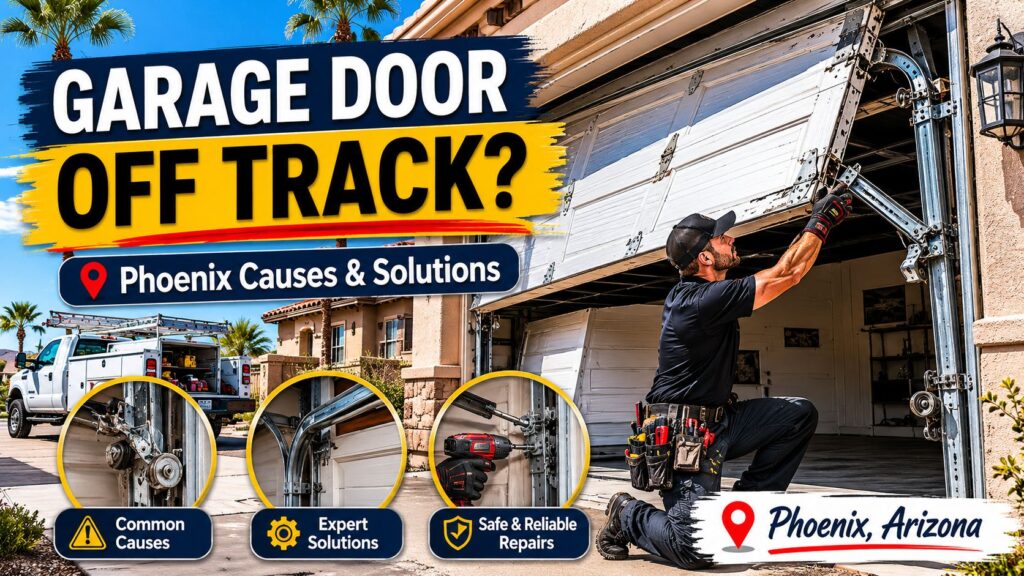 Garage Door Off Track Repair Phoenix Causes and Solutions
