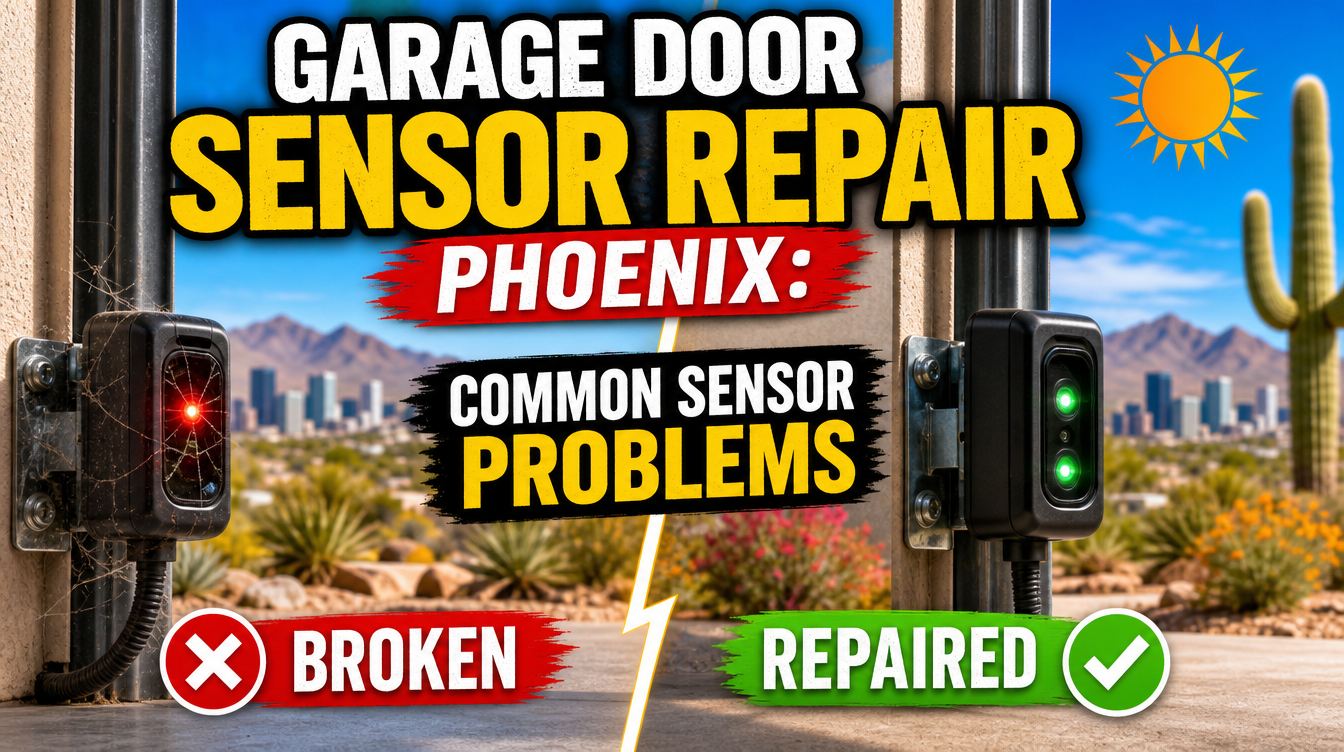 Garage Door Sensor Repair Phoenix Common Sensor Problems