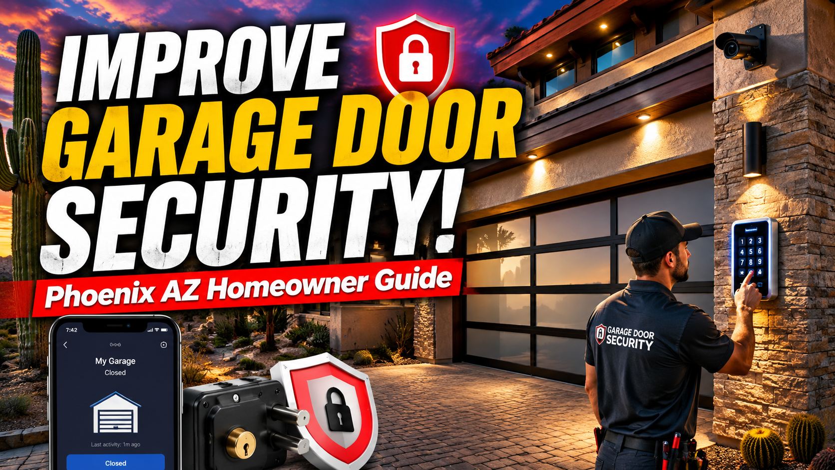 How to Improve Garage Door Security in Phoenix, AZ