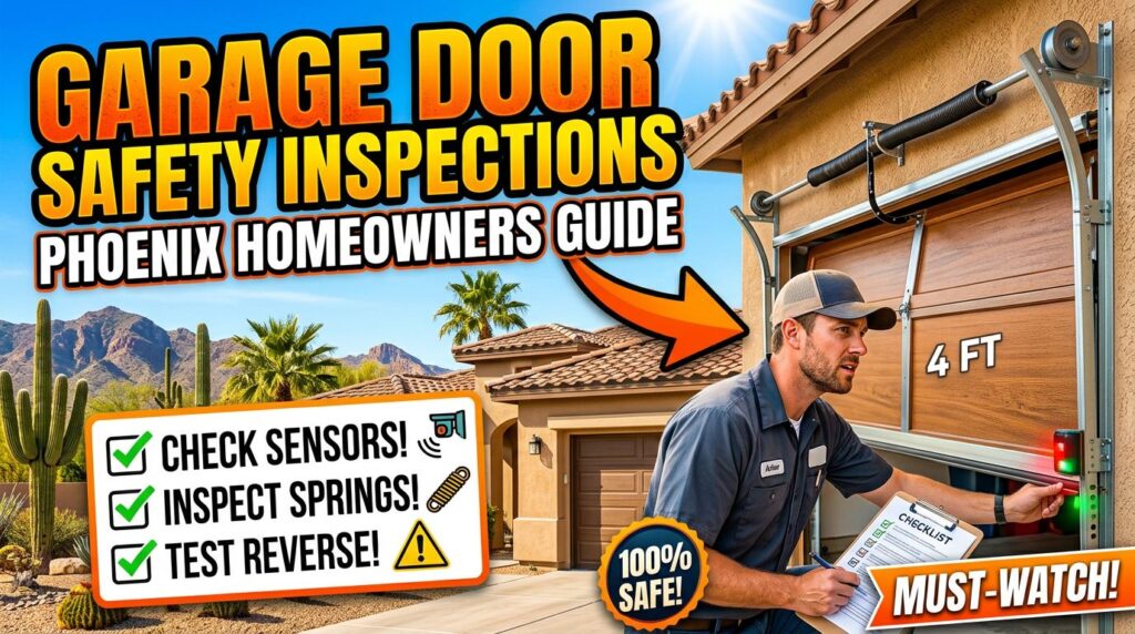 Phoenix Homeowners Guide to Garage Door Safety Inspections