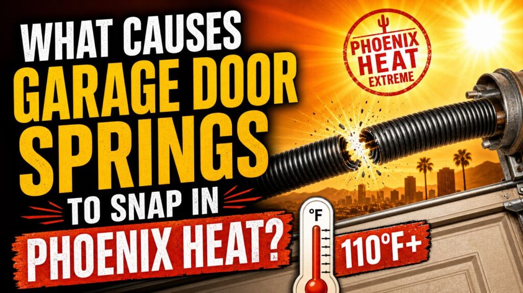What Causes Garage Door Springs to Snap in Phoenix Heat