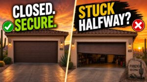 Why Your Garage Door Won’t Close All the Way in Phoenix